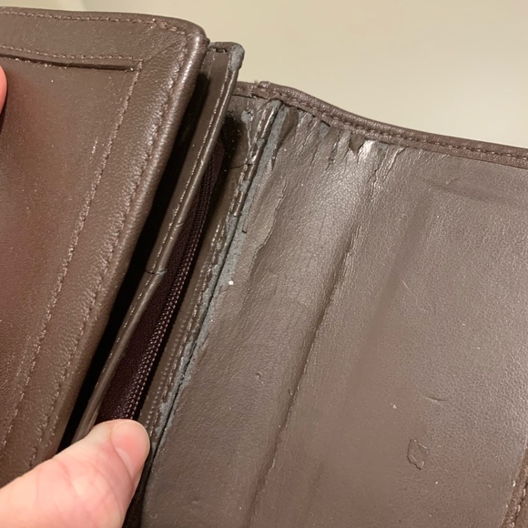 Vintage Coach Soho Brown Leather Wallet - Picture 8 of 12